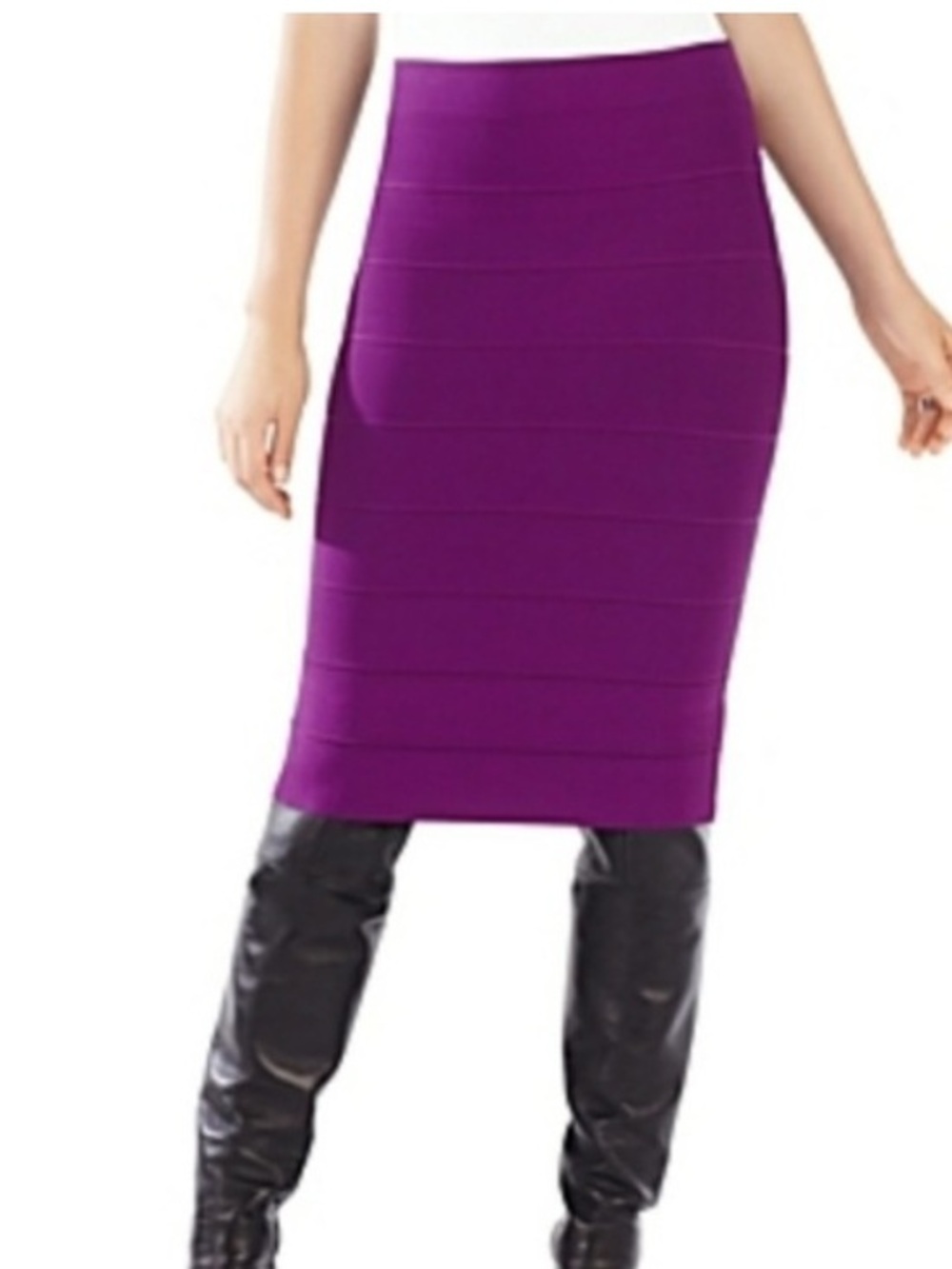 Bcbg maxazria ledger bandage skirt xxs purple new nwt